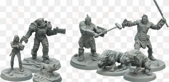 yesterday, we detailed the contents of the fallout - fallout wasteland warfare resin