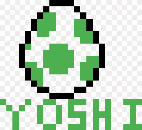 yoshi egg - pixel art mario bros