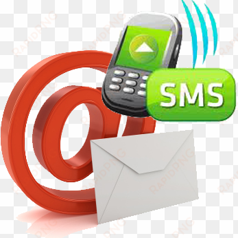 you can also customize these sms, so that you receive - email and sms