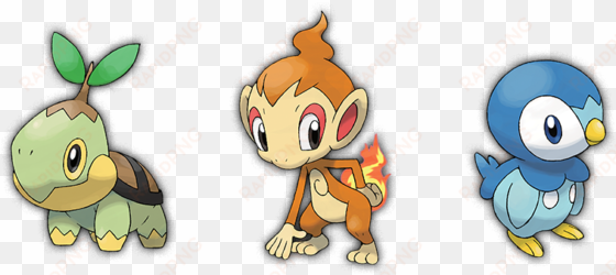 you can obtain turtwig, chimchar, or piplup first met - beckett unofficial guide to pokemon: diamond and pearl