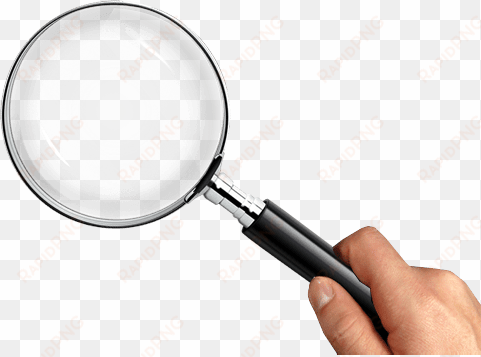 you search now - magnifying glass with hand in png