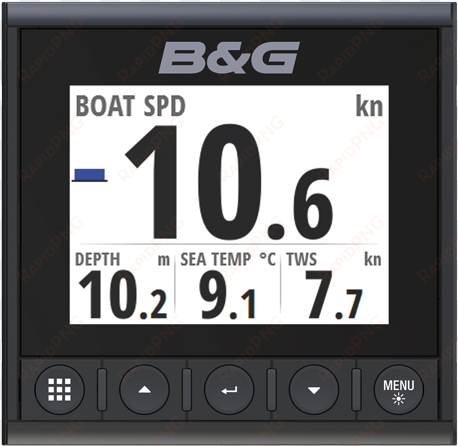 your course looks clearer with triton² - b&g triton² speed / depth pack
