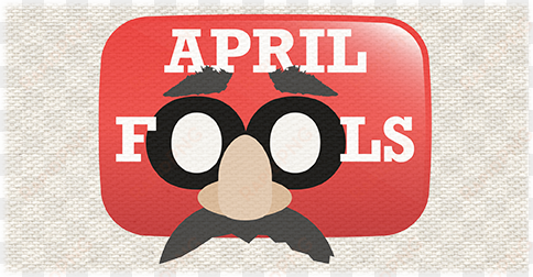 youtube april fools' day - label