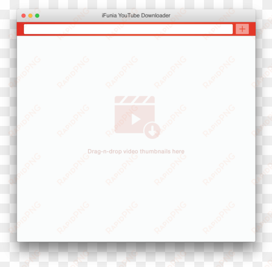 youtube downloader start interface - file share link