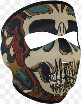 zan headgear full mask psych skull wnfm179 part number - mask