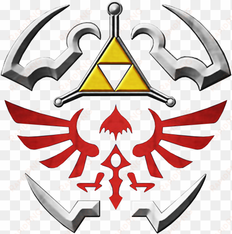 zelda cap - skyward sword metal triforce black snapback