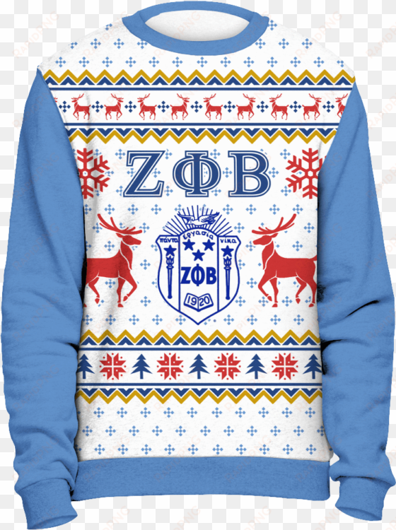 zeta phi beta ugly christmas sweater - zeta phi beta