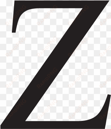 zeta uppercase greek letter wall art decal - zeta greek letter